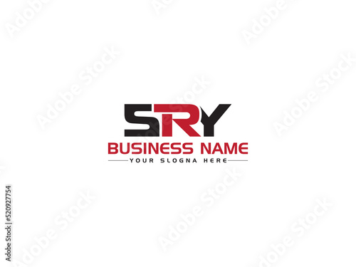 Billede på lærred Alphabet SRY Logo Icon Vector, Premium SR s r y Logo Image Design And Colorful T