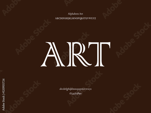Elegant alphabet letters font and number. Typography uppercase and lowercase urban style fonts for technology 3d