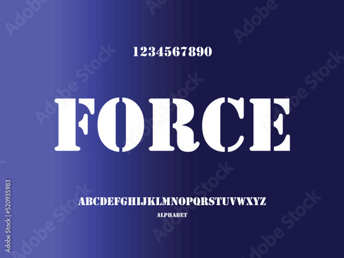 Elegant alphabet letters font and number. Typography uppercase and lowercase urban style fonts for technology