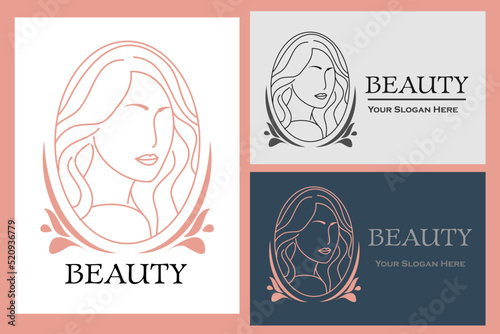 women's beauty salon logo