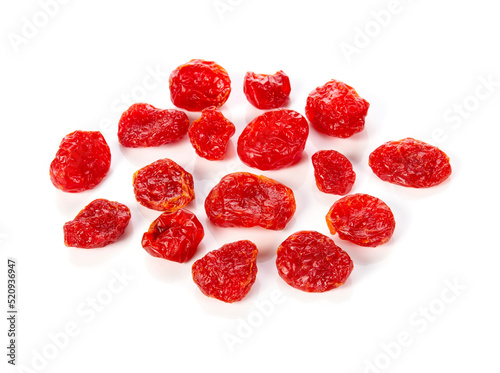 dried tomatoes isolated on white background