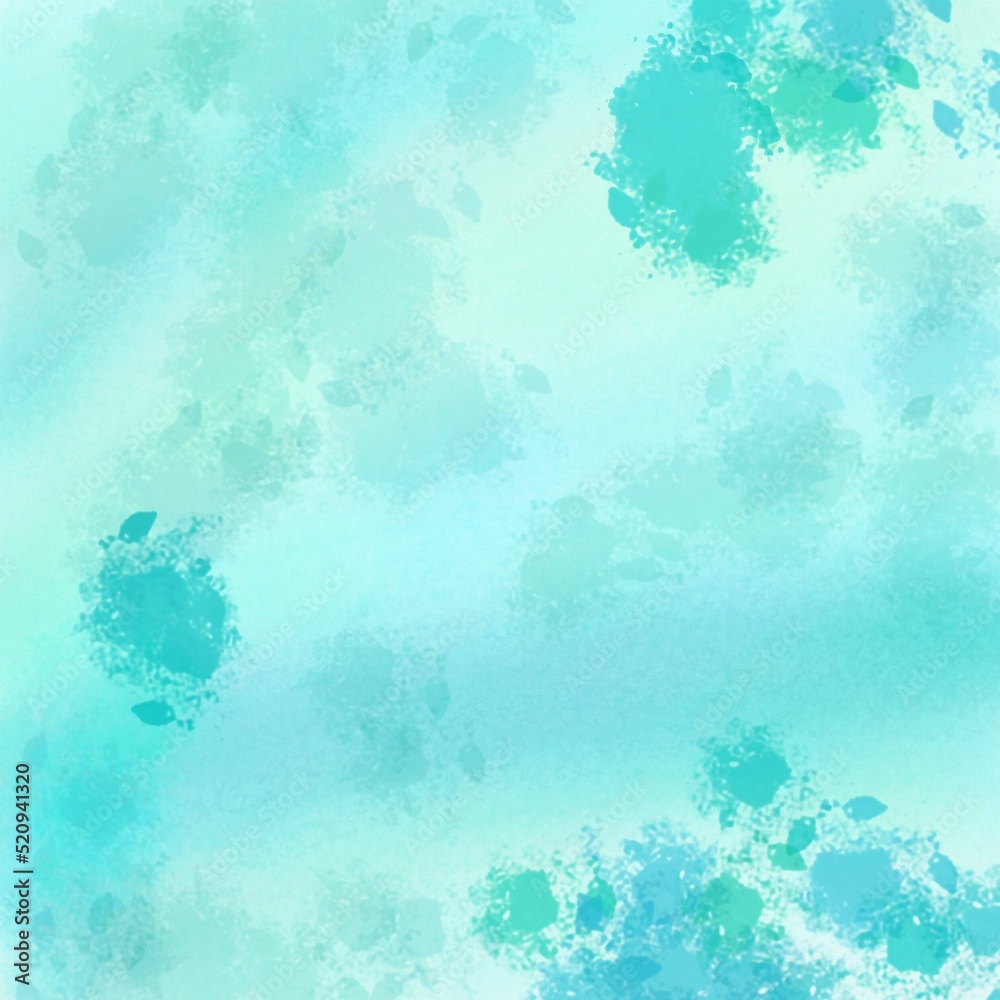 blue watercolor background design vibrant grunge paint texture with bleed, pastel shade sky blue color wallpaper
