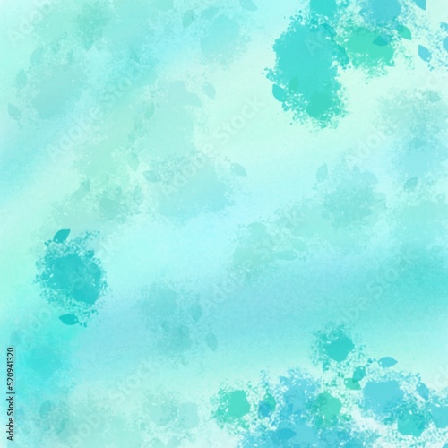 blue watercolor background design vibrant grunge paint texture with bleed, pastel shade sky blue color wallpaper 