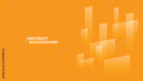 Modern speed background with movement pattern. Orange dynamic and sport banner with diagonal overlay shape. Futuristic technology design template. Vector illustration