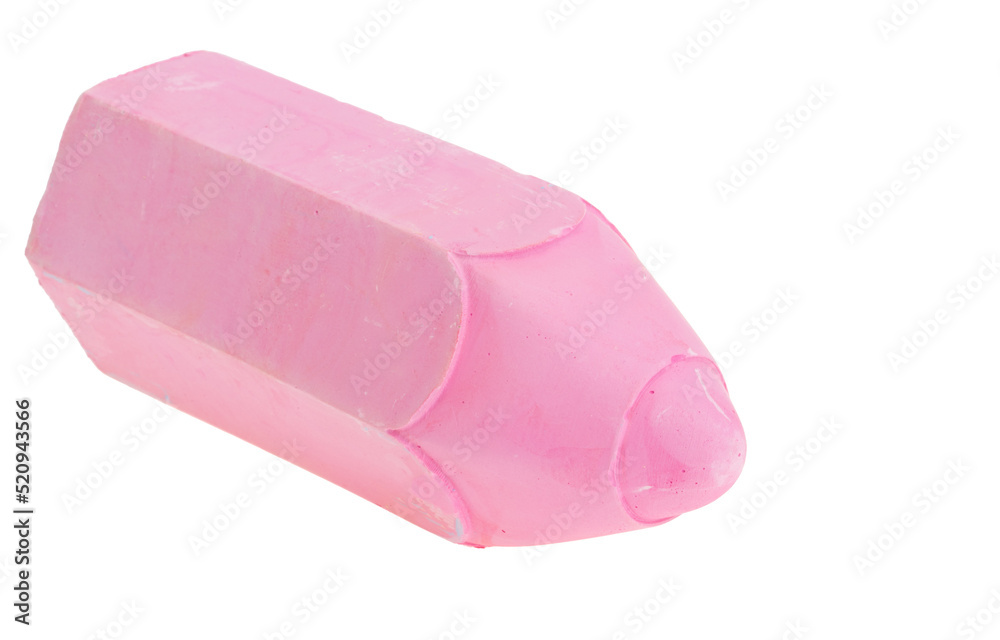 colored chalk isolated