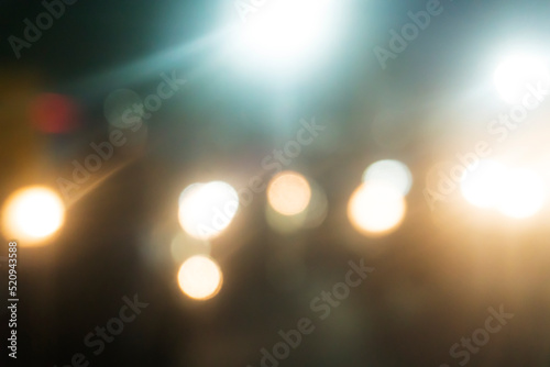 abstract traffic light bokeh background