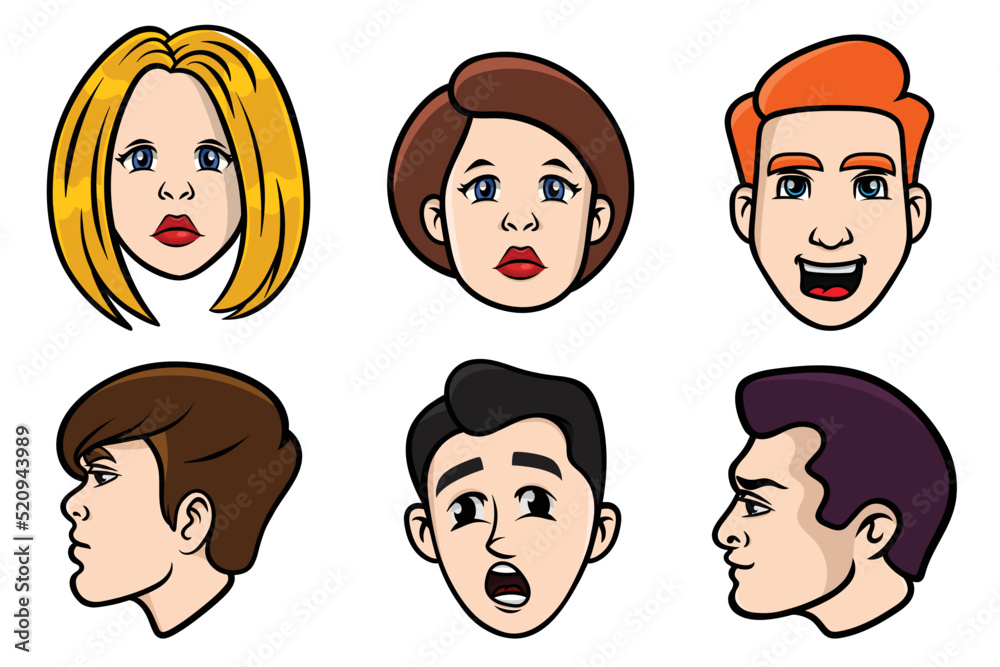 Cartoon faces, Vector faces set, Cartoon heads, Clip art vector illustration, Woman and man faces, Human faces expressing, Flat avatars, Cartoon character, Funny expressions, Smiling people, Cartoon faces, Vector faces set, Cartoon heads, Clip art vector illustration, Woman and man faces, Human faces expressing, Flat avatars, Cartoon character, Funny expressions, Smiling people,
