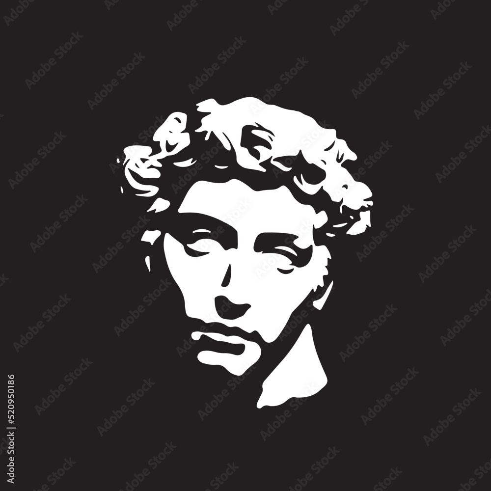 Art objects for the exhibition of classical and contemporary painting, sculpture and music. Hand illustrations, plaster bust, statues and abstract shapes, spots and lines. Drawings for poster Art objects for the exhibition of classical and contemporary painting, sculpture and music. Hand illustrations, plaster bust, statues and abstract shapes, spots and lines. Drawings for poster