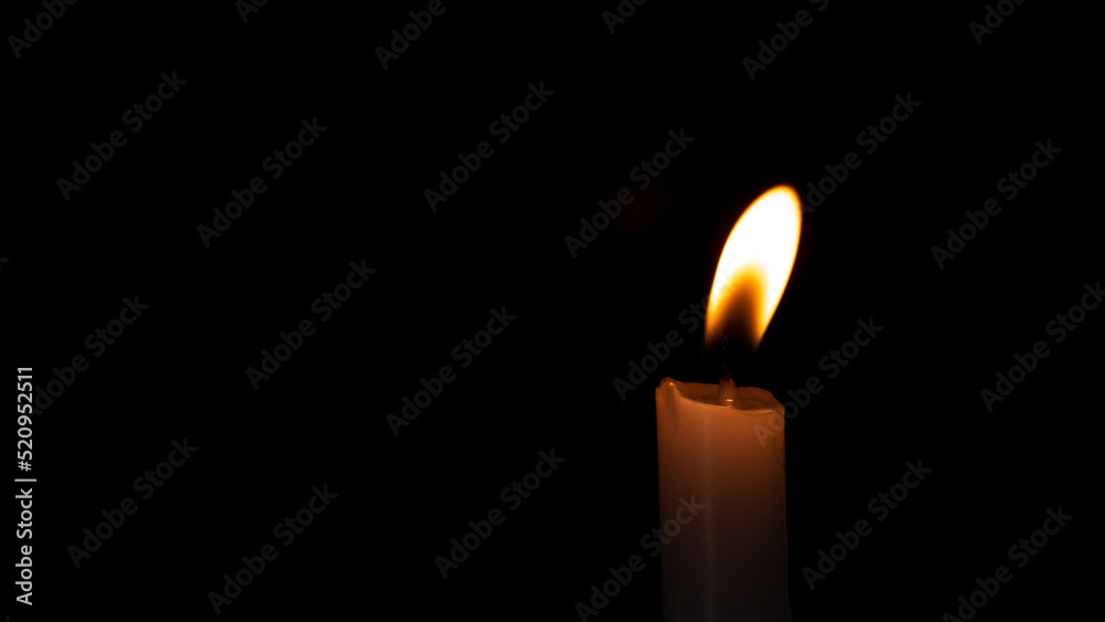 Five candle flame, idea and inspiration light of hope copy space for text and individual design Five candle flame, idea and inspiration light of hope copy space for text and individual design