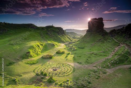 Canvastavla Fairy-tale landscape, The Fairy Glen, Isle of Skye, Scotland