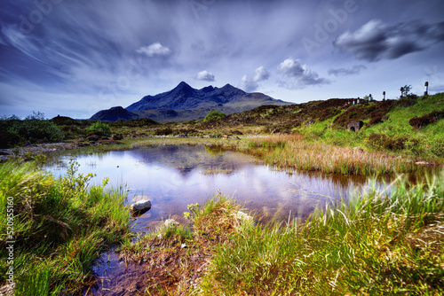 Fairy-tale landscape, Sligachan, Isle of Skye, Scotland