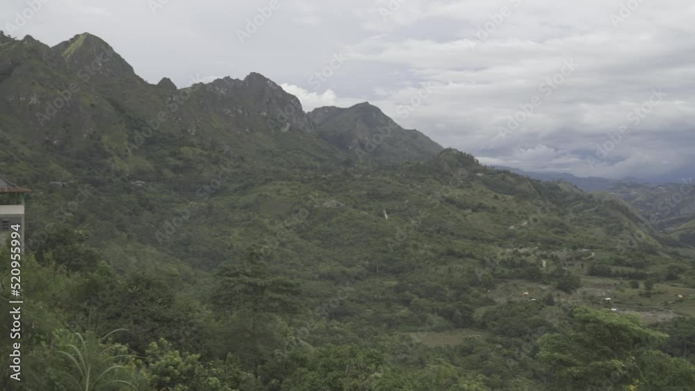 Nona Mountain - Exotic Scenery of the Rows of Hills in Tana Toraja, South Sulawesi, Indonesia Nona Mountain - Exotic Scenery of the Rows of Hills in Tana Toraja, South Sulawesi, Indonesia