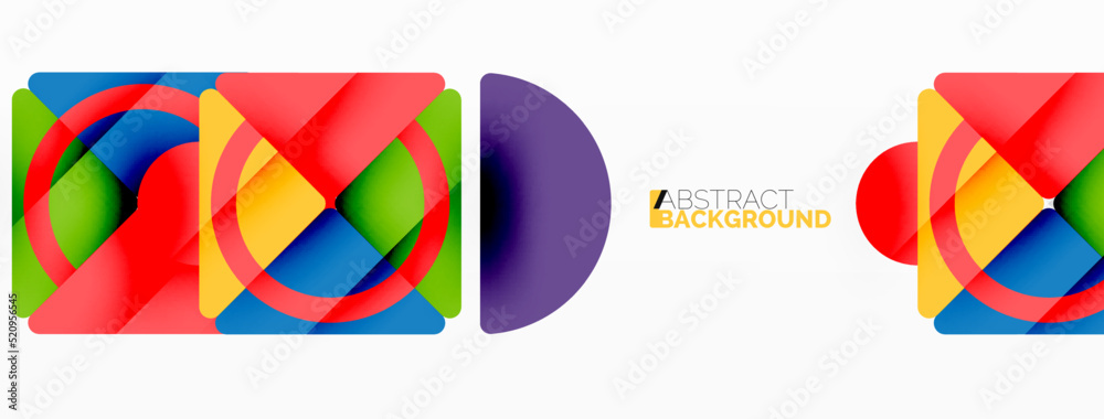 Creative geometric wallpaper. Minimal abstract background. Triangles and circles composition vector illustration for wallpaper banner background or landing page Creative geometric wallpaper. Minimal abstract background. Triangles and circles composition vector illustration for wallpaper banner background or landing page