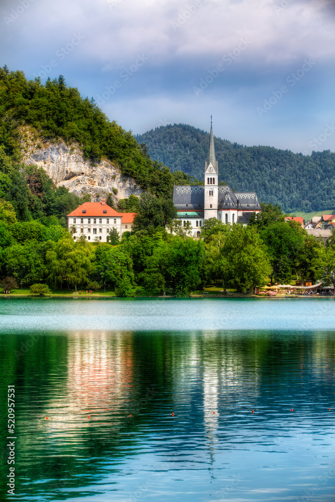 St Martin’s Parish Church by Lake Bled, Slovenia