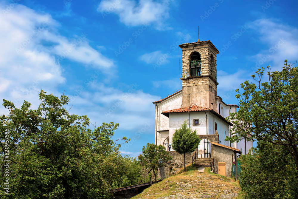 Sanctuary of Madonna della Ceriola on Monte Isola in Lake Iseo, Italy