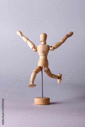 Wooden model of a human figure for drawing_12