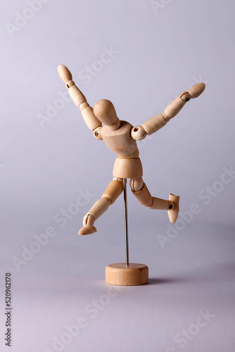 Wooden model of a human figure for drawing_16