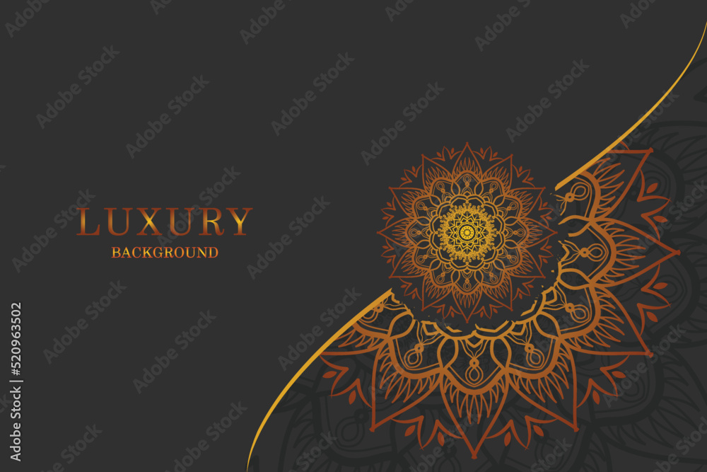 Floral and mandala ornamental decorative background Floral and mandala ornamental decorative background