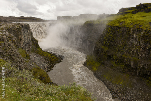 View at Dettifoss waterfall in Iceland