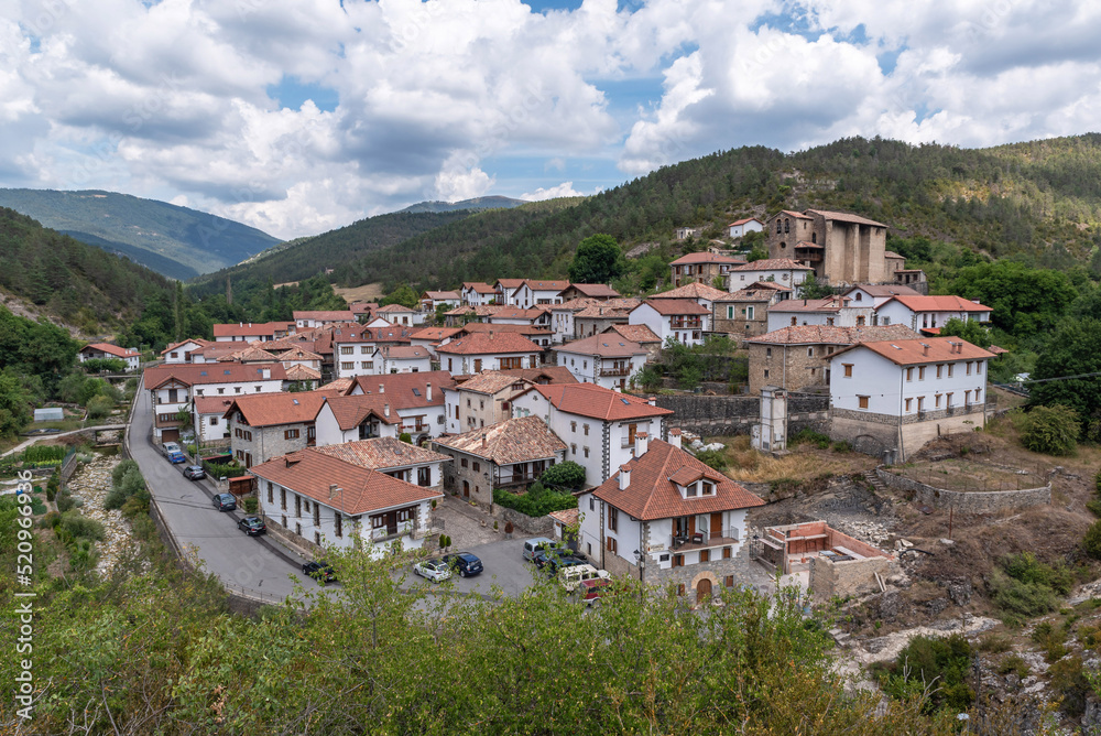 View of Vidángoz. Navarrese Pyrenees