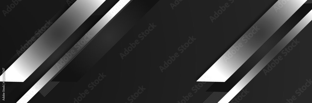 abstract memphis wide geometric banner design abstract memphis wide geometric banner design