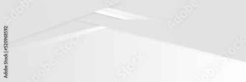 abstract memphis wide geometric banner design