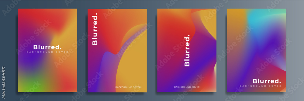 Modern abstract covers set, minimal covers design. Colorful geometric background, vector illustration.