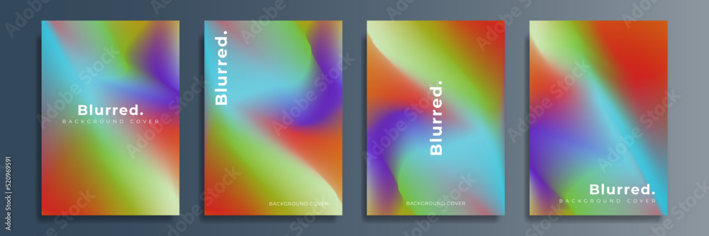 Modern abstract covers set, minimal covers design. Colorful geometric background, vector illustration.