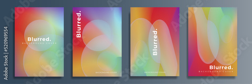 Modern abstract covers set, minimal covers design. Colorful geometric background, vector illustration.