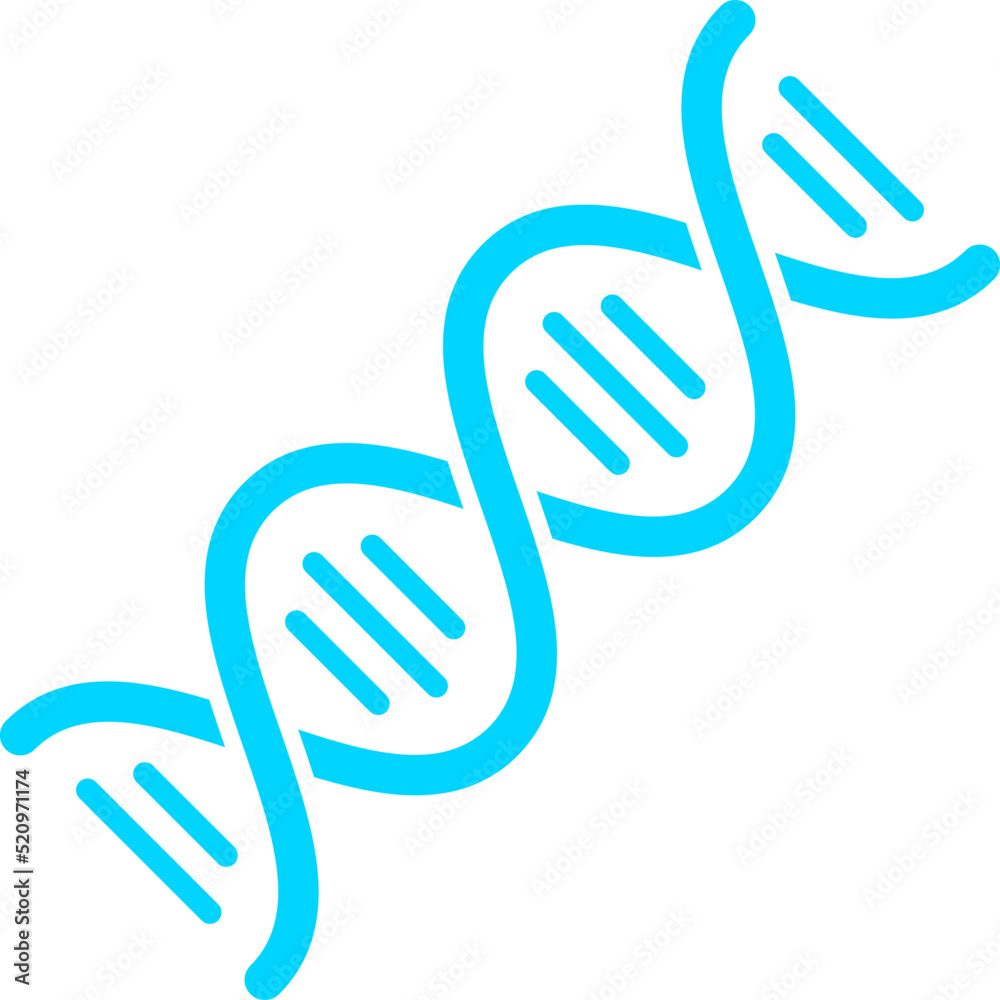 Dna double helix icon, human gene vector pictogram Dna double helix icon, human gene vector pictogram