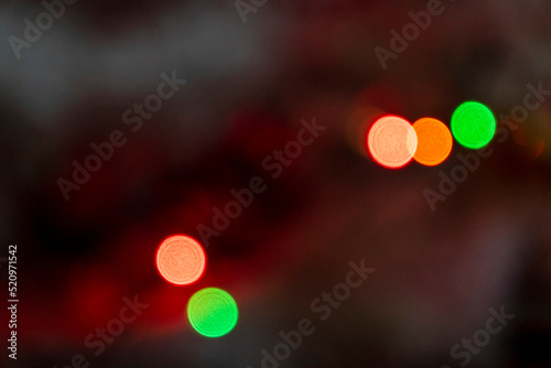 Bokeh Blurred Abstract Lights on Background