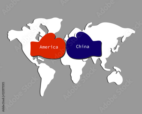 Conflict between countries: USA vs China
