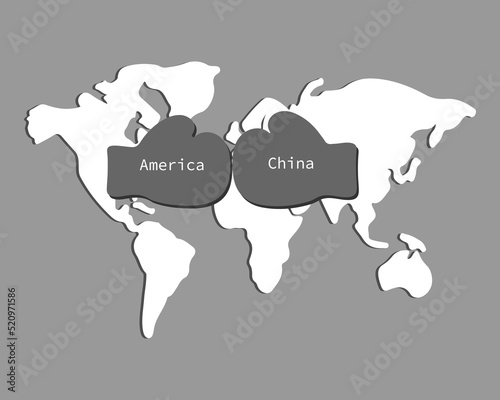 Conflict between countries: USA vs China
