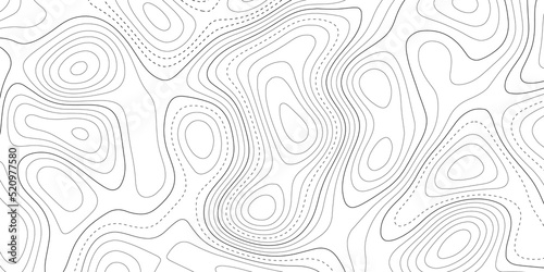 Retro topographic map. Geographic contour map. Abstract outline grid, vector illustration. Topography and geography map grid abstract backdrop. Business concept. Cartography Background. paper texture