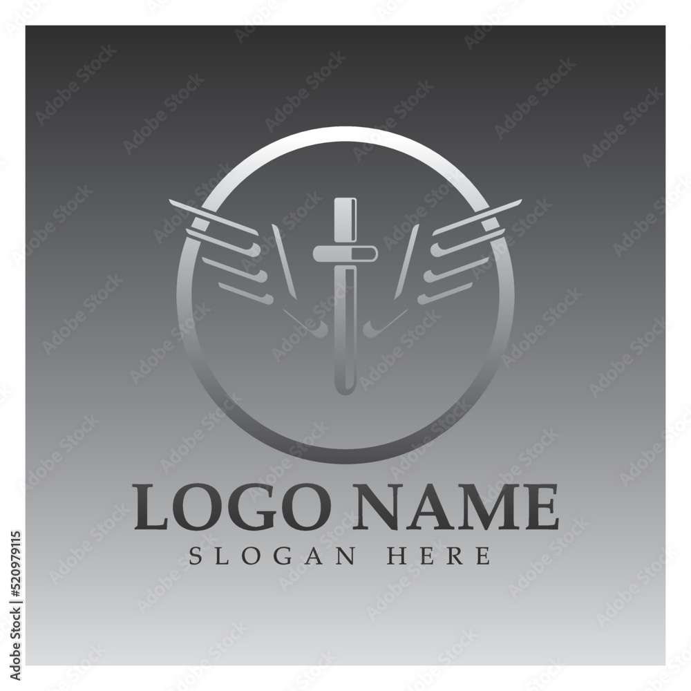 The winged sword with shield vector icon illustration design vector. The winged sword with shield vector icon illustration design vector.