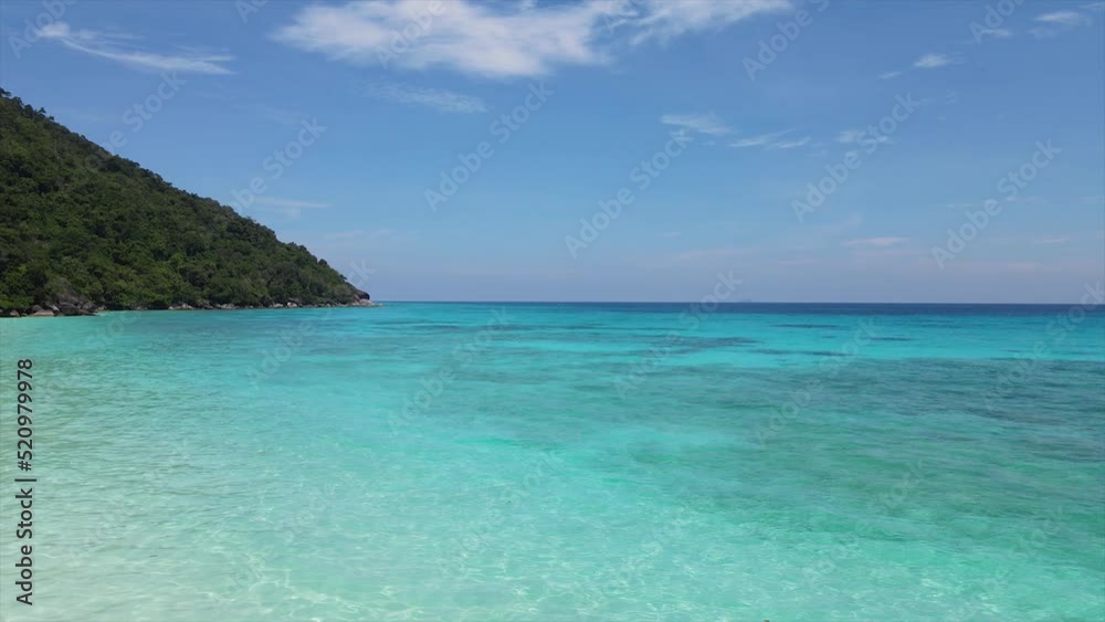 beach with turquoise water Similan Islands from an aerial perspective There is beautiful scenery, relaxing, romantic at noon, beautiful mountain ranges, panoramic views, beach with turquoise water Similan Islands from an aerial perspective There is beautiful scenery, relaxing, romantic at noon, beautiful mountain ranges, panoramic views,