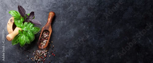 Obraz  z motywem Herbs and spices