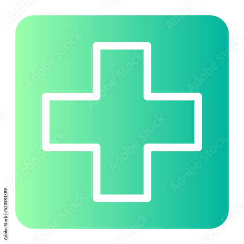 clinic gradient icon