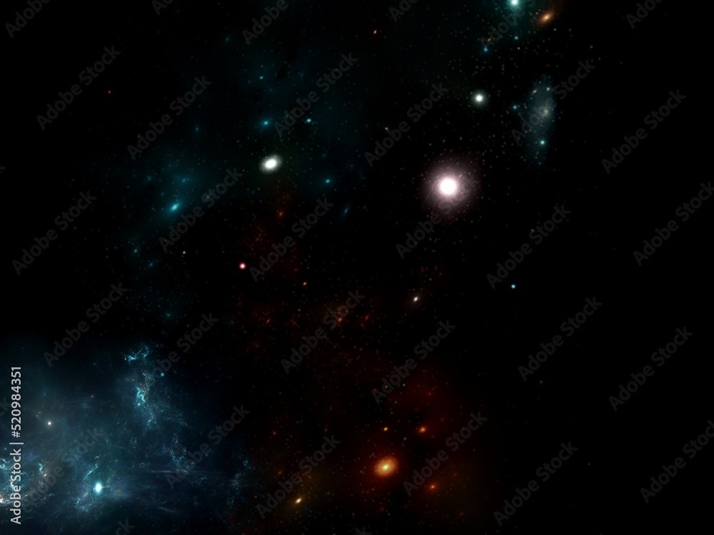 science fiction wallpaper. Beauty of deep space. Colorful graphics for background, like water waves, clouds, night sky, universe, galaxy