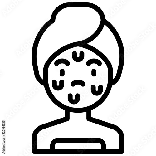 oily outline icon