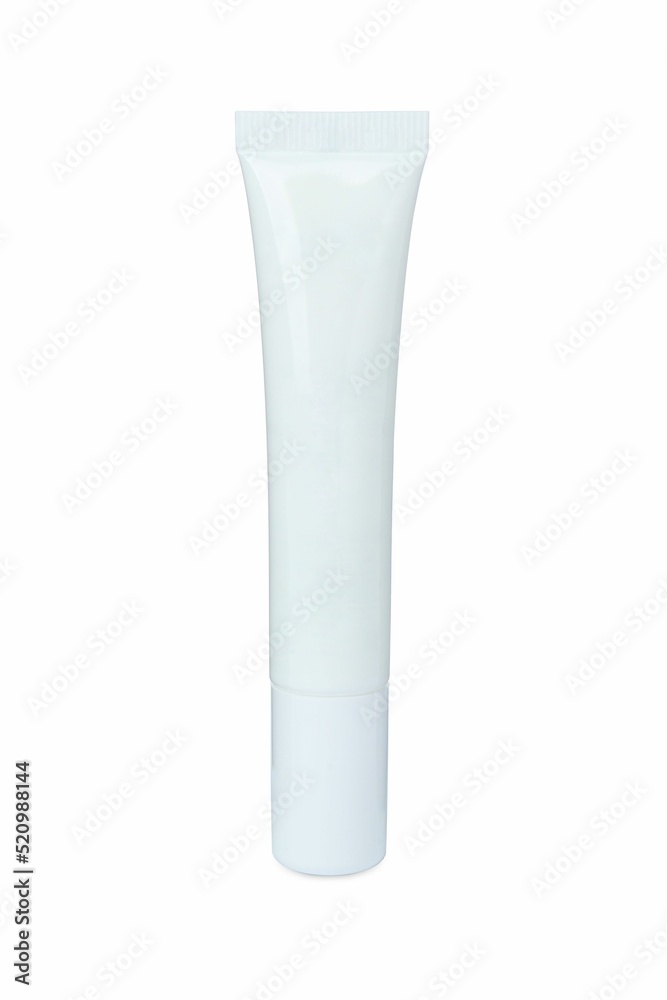 Tube with hand cream isolated on white Tube with hand cream isolated on white