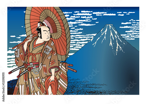 凱風快晴＆歌舞伎役者　その46	