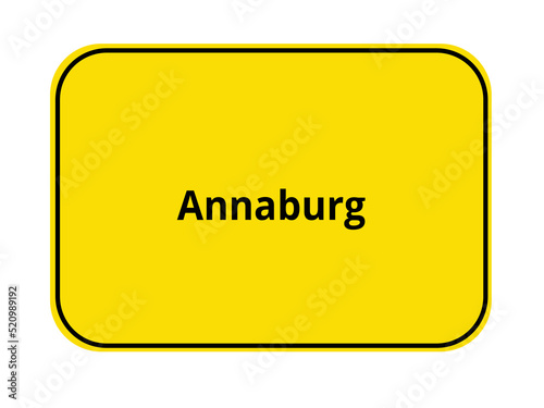 Ortseingangschild - Annaburg