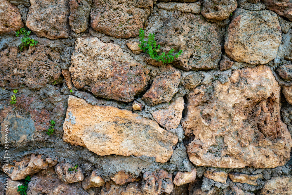 Seamless Texture Of Medieval Wall Of Stone Blocks Seamless Texture Of Medieval Wall Of Stone Blocks