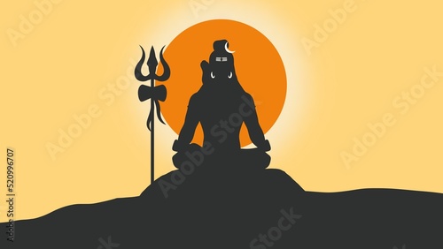 Lord Shiva poster photo