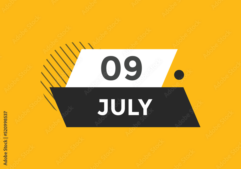 july 9 Calendar icon Design. Calendar Date 9th july. Calendar template
july 9 Calendar icon Design. Calendar Date 9th july. Calendar template