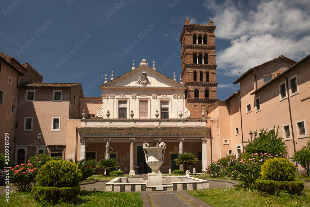 Santa Cecilia in Trastevere church in Rome