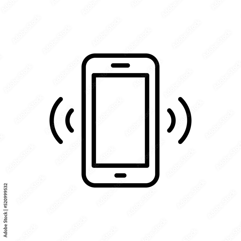 Phone signal icon. Simple outline style. Phone cell, smartphone, wireless, communication concept. Thin line vector illustration isolated on white background. EPS 10. Phone signal icon. Simple outline style. Phone cell, smartphone, wireless, communication concept. Thin line vector illustration isolated on white background. EPS 10.