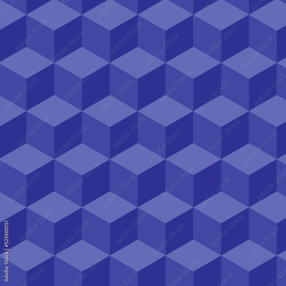 Seamless pattern with 3D square or geometric shape Seamless pattern with 3D square or geometric shape
