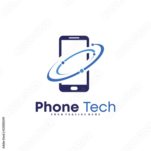 phone logo vector design template